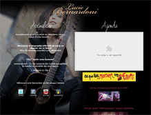 Tablet Screenshot of luciebernardoni.com